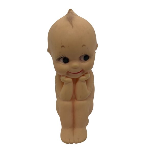 Vintage Kewpie Doll By Cameo Pose Doll 7" Rubber Squeaker Toy Figurine - Picture 1 of 3